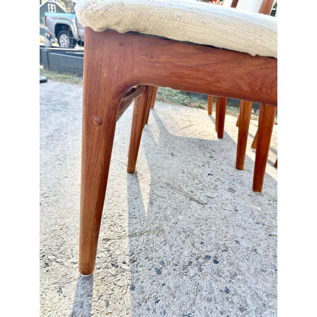 Schionning & Elgaard Set of Five Danish Teak Dining Chairs in the Style of Schionning and Elgaard For Sale - Image 4 of 12