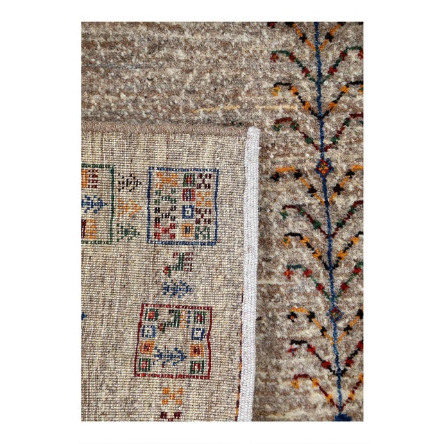 Traditional Pasargad DC Beige Color Fine Hand Knotted Gabbeh Rug For Sale - Image 3 of 3