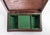 Early 20th Century Folk Art Inlaid Wood Dresser Box With Alligator Surface For Sale - Image 10 of 14