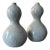 Vintage Japanese Raku Crackle Glaze Studio Art Pottery Showa Period Gourd Shape Vases - A Pair For Sale