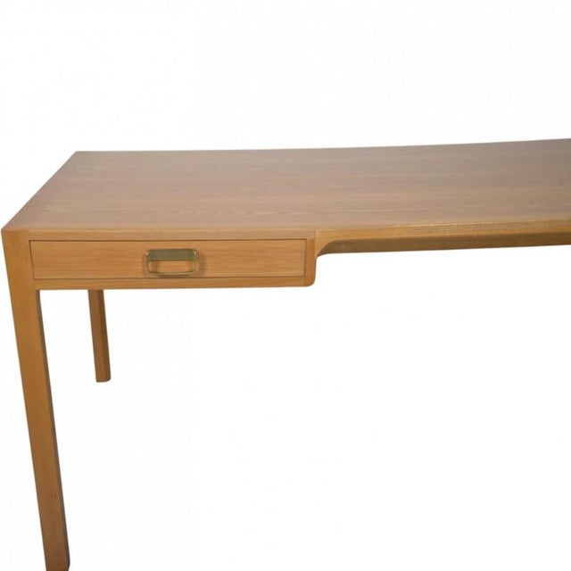 Elm Desk by Bernt Petersen, 1970s For Sale - Image 3 of 18