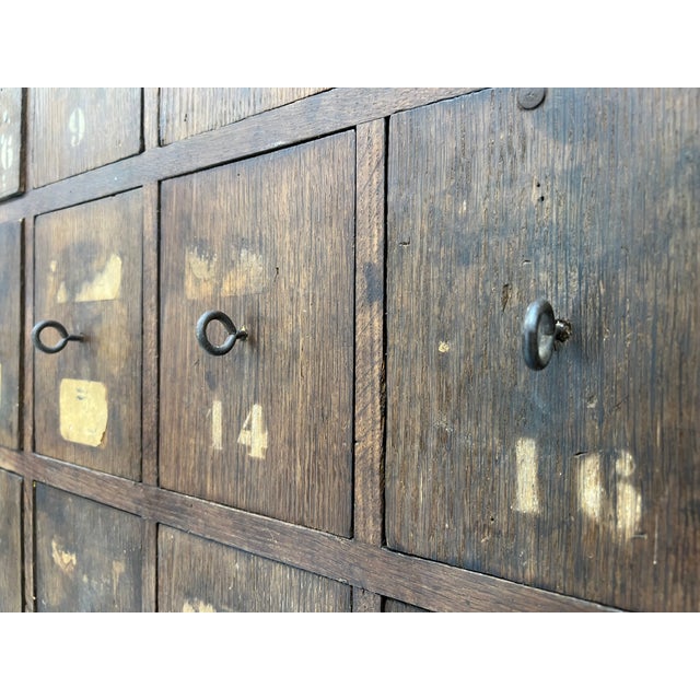 Brown Haberdashery Chest of Drawers, 1890s For Sale - Image 8 of 14