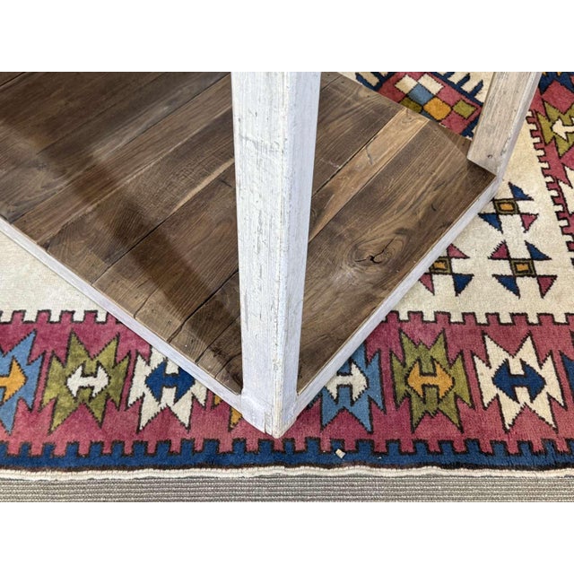 Wood Drapers Table in Fir and Chestnut, 1930s For Sale - Image 7 of 18