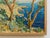 Vintage Mid Twentieth Century Postimpressionist " Stupiste, Komiza " Framed Original Adriatic Seascape Impasto Oil Painting For Sale - Image 16 of 18