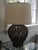 English Ralph Lauren Large Rattan Lamp With Shade For Sale - Image 3 of 8