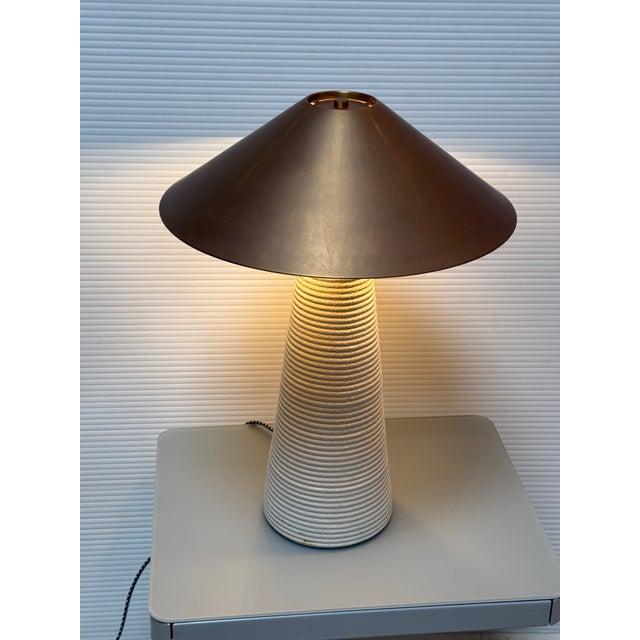 Kelly Wearstler for Visual Comfort Signature Miramar Accent Lamp, Porous White For Sale - Image 9 of 12