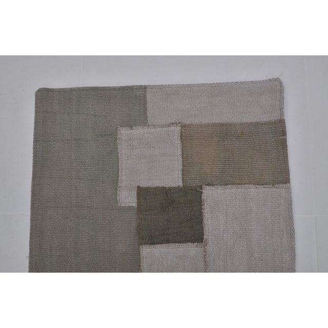 Home Living Vintage Hemp Kilim Rug For Sale - Image 10 of 10