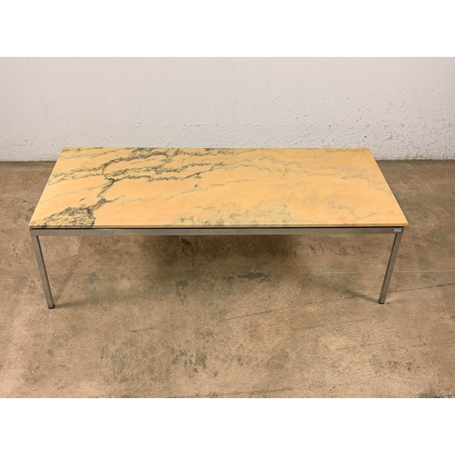 Marble Coffee Table by Florence Knoll for Knoll International, 1970s For Sale - Image 4 of 15