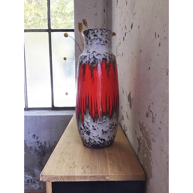 Fat Lava Grand Vase from Scheurich, 1950s For Sale - Image 6 of 17