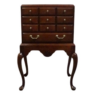 Thomasville Furniture Collector's Cherry Traditional Style 25" Silver Chest 10121-560 For Sale