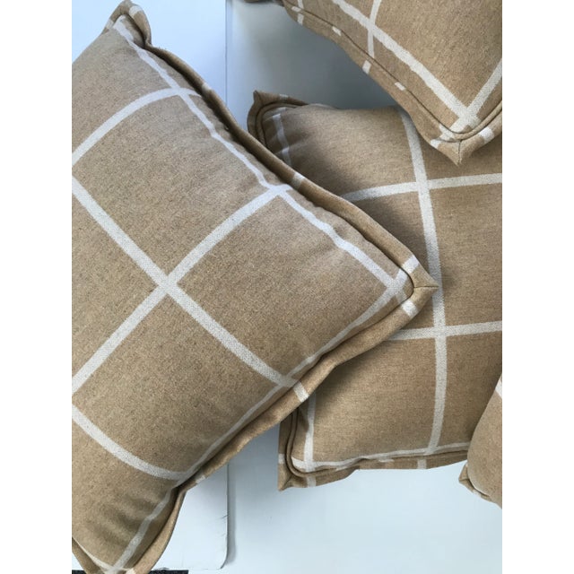 Custom Luxurious Set of 4 Wool Traditional Pillows For Sale - Image 10 of 13