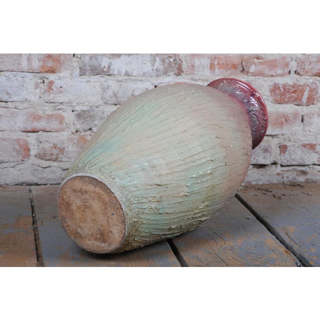 Mid-Century Vase in Ceramic, Czech, 1940s For Sale - Image 3 of 11