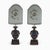 Blue Living Room Lamps with Antique Embroidery, 1970s, Set of 2 For Sale - Image 8 of 8
