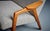Newly upholstered Yngve Ekström Pair of 'Mingo' Chairs with sculpted wooden frame and beautifully curved armrests. The...