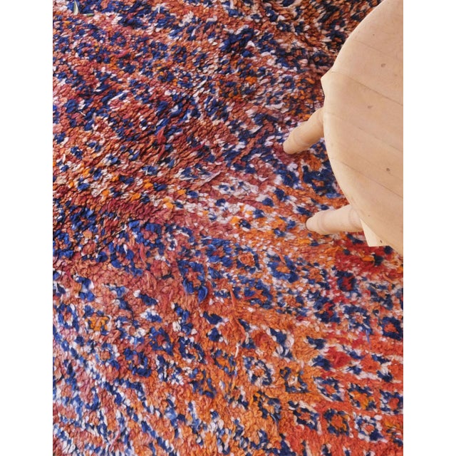 1980s Collectible Moroccan Wool Rug - 12.4 X 6.5 Ft For Sale - Image 4 of 8