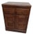 Vintage Wooden Storage Cabinet Two Small Drawers Shutter Door Heywood Wakefield For Sale