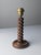 Vintage Table Lamp in Oak with Parchment Leather Shade by Charles Dudouyt, France, 1950s For Sale - Image 6 of 11