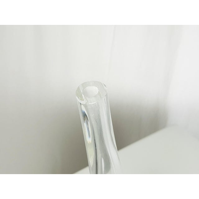 Crystal Vases by Angelo Mangiarotti for Cristalleria Colle, 1986, Set of 3 For Sale - Image 6 of 11