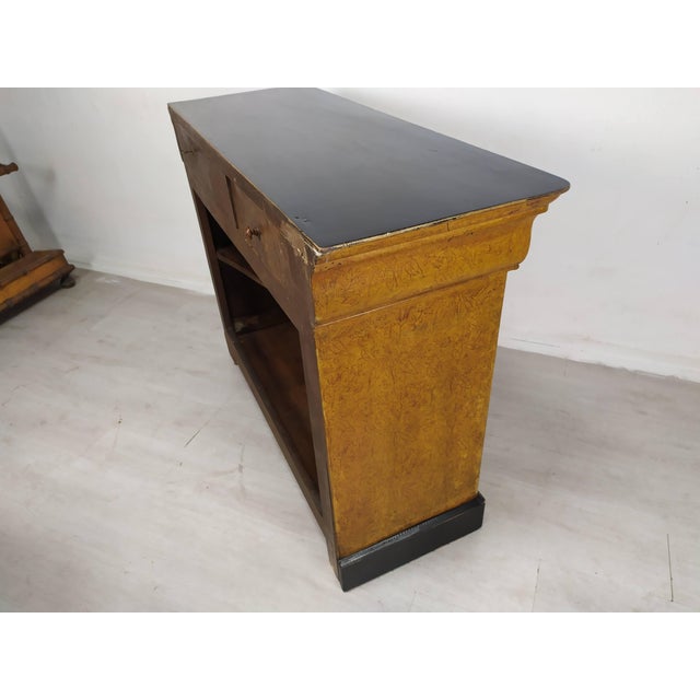 Black Louis Philippe Walnut Counter For Sale - Image 8 of 18