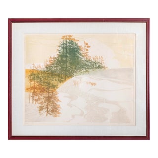 Fresh Snow, Unknown Artist Etching With Aquatint, Signed, Numbered, and Titled in Pencil For Sale