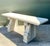 Vintage Cast Concrete Long Console For Sale - Image 9 of 12