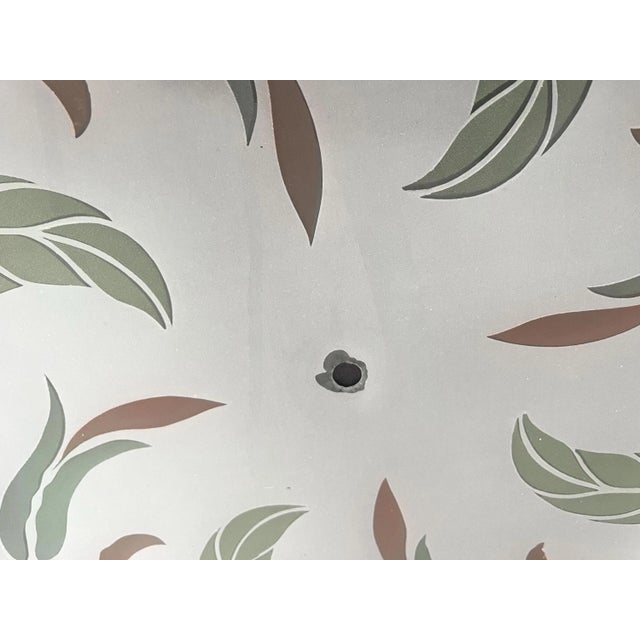 1940s Art Nouveau Leafy Ceiling Light For Sale - Image 17 of 18