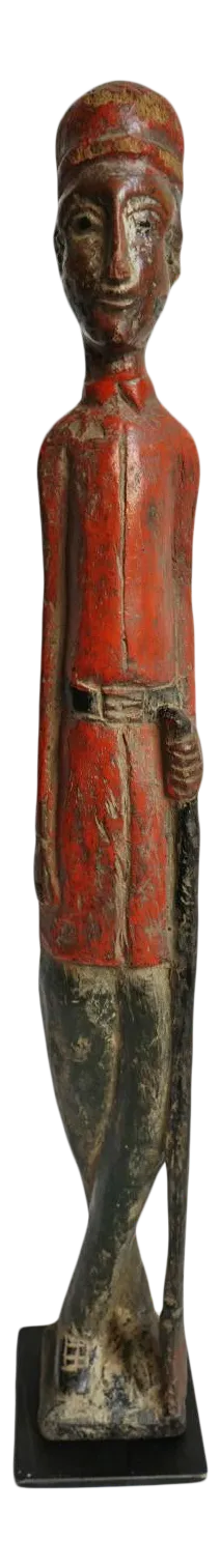 Antique Old Colonial Wood Figure Mali