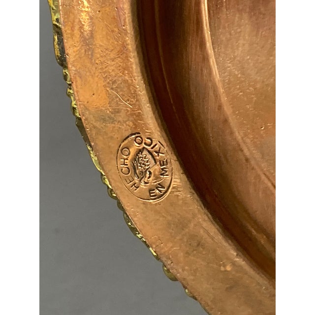 1980s 1980s Mexican Solid Copper and Brass Teapot For Sale - Image 5 of 5