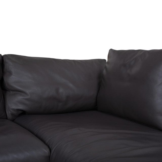 Halma Leather Corner Sofa from La Nuova Casa For Sale - Image 5 of 14