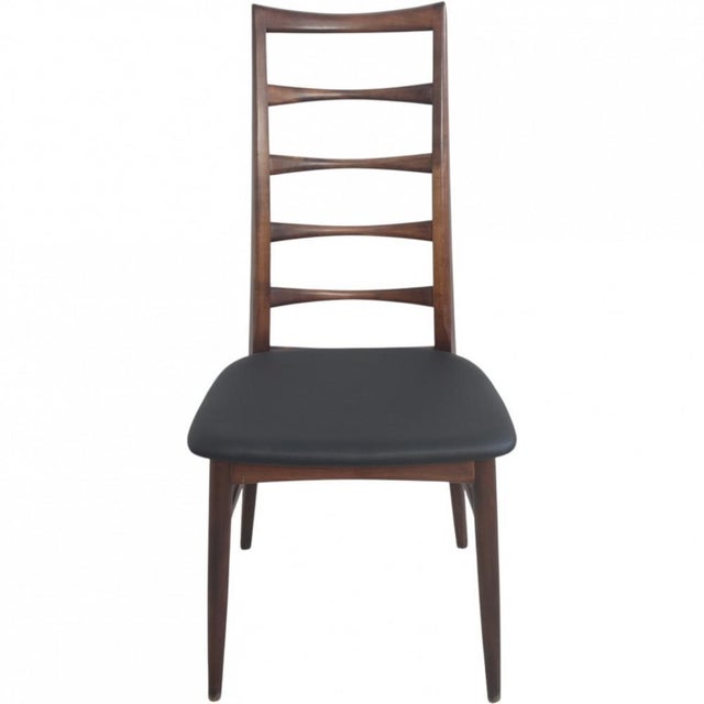 Wood Vintage Lis Chairs in Stained Beech by Ib Kofoed Larsen, 1960s, Set of 6 For Sale - Image 7 of 18