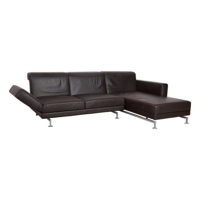 Moule Leather Corner Sofa from Brühl For Sale