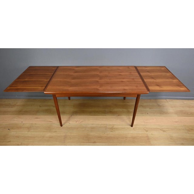 Extendable Table in Teak from Dyrlund, Denmark, 1960s For Sale - Image 9 of 15