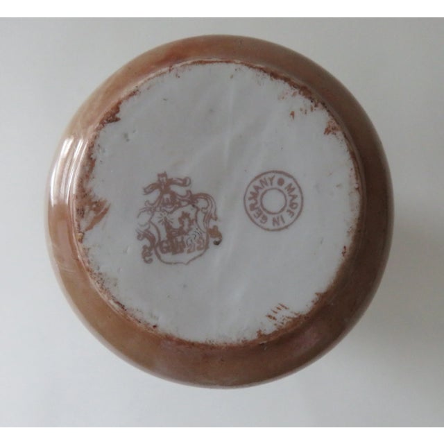 1900s Porcelain Vase Queen Louise of Prussia Portrait Vintage Made in Germany For Sale - Image 11 of 11