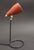 Mid-Century Modern Red Lacquered Table Lamp, 1950s For Sale - Image 3 of 11