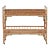 Transitional Shoreline Rattan Bar Cart For Sale