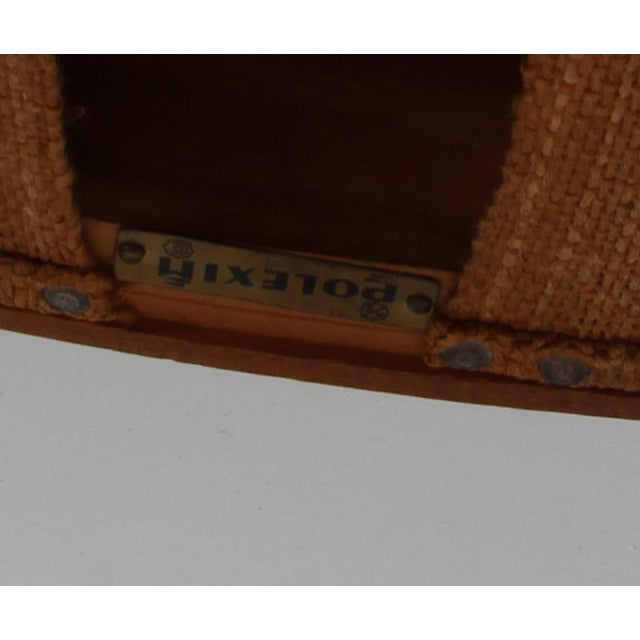 Polexim Armchair in Patinated Nature Leather by Kaare Klint, 1940s For Sale - Image 9 of 10