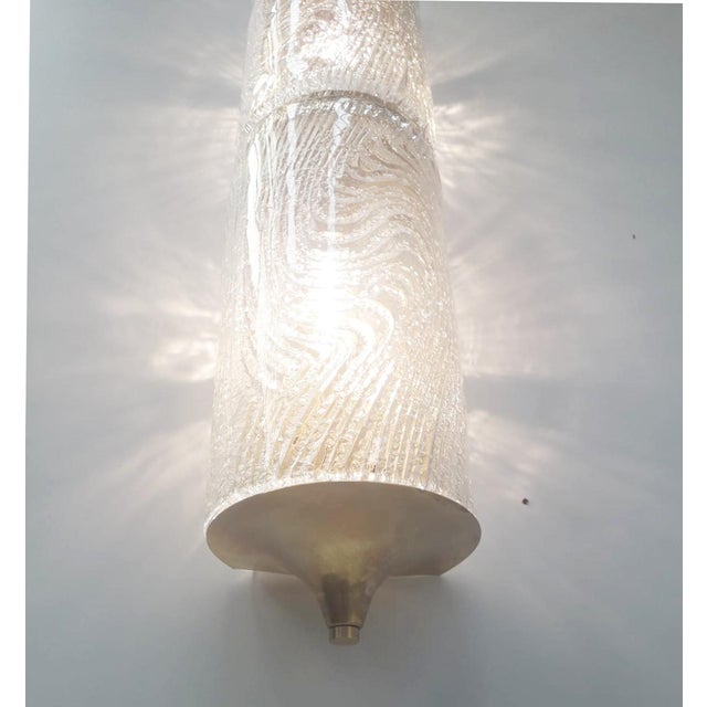 Brass 21st Century Trunk Murano Glass Sconce by Fabio LTD For Sale - Image 8 of 9