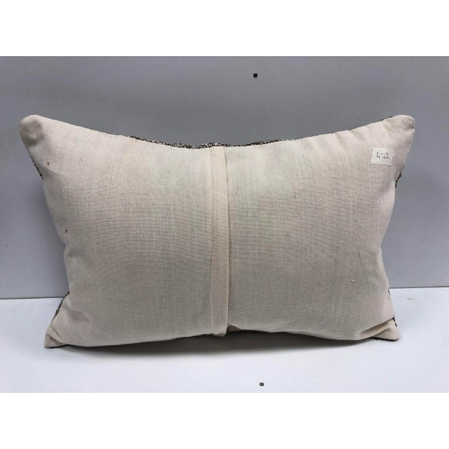 1960s Vintage Turkish Tribal Kilim Pillow For Sale - Image 5 of 6