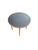 Stitched Leather Side Table by Jacques Adnet, 1950s, in Good conditions. Designed 1950 to 1959 This piece has an...