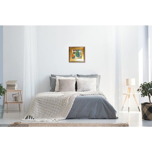 "The Garden" Contemporary Landscape Oil Painting by Martha Holden, Framed For Sale In Los Angeles - Image 6 of 8