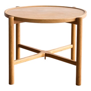 AT35 / PP35 Tray Coffee Table in Oak by Hans J. Wegner for PP Møbler, 1970s For Sale
