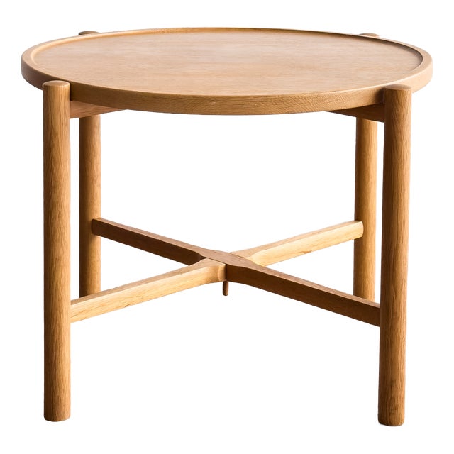 AT35 / PP35 Tray Coffee Table in Oak by Hans J. Wegner for PP Møbler, 1970s For Sale