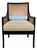 Hickory Chair Double-Caned Faux Bamboo Beaufort Armchair For Sale