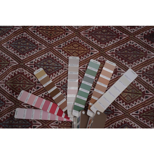 Vintage Turkish Jajim Rug 4'8'' X 7'1'' For Sale - Image 9 of 10