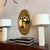 Gold Antique Early 20th Century Cast Zinc Metal Gilt Oval Mirror For Sale - Image 8 of 9