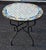 Sculpture Materials 32” Handcrafted Off White, Multicolor Moroccan Mosaic Table / Sampler Style For Sale - Image 7 of 7