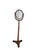 Antique Style Adjustable Pedestal Cheval Shaving Mirror For Sale - Image 4 of 7