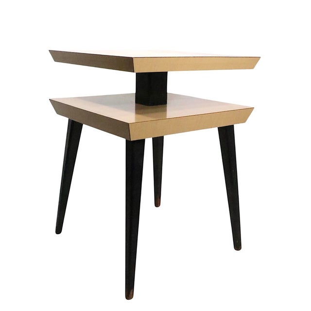 Mid Century Two Tier Side Table For Sale - Image 10 of 14