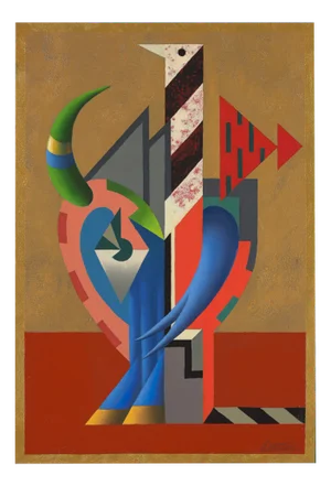 Juris Dimiters, A Dissident's Icon, 2013, Oil on Cardboard