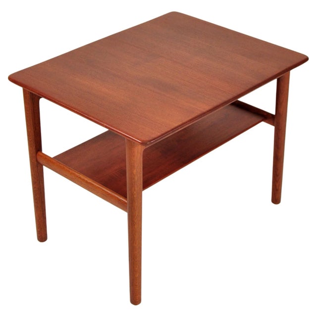 Teak Table With Hidden Tray by Hans Wegner for Johannes Hansen For Sale - Image 13 of 13